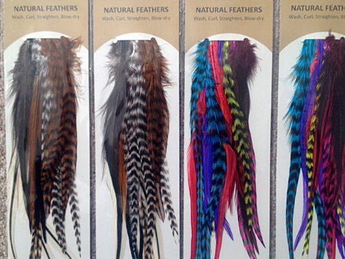 Hair Feathers – Fringe packs (20 Feathers)