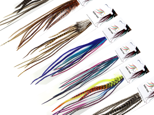 Loose Hair Feather Extensions Pack (10 Feathers)